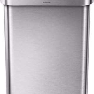 Simplehuman Rectangular Liner Pocket 55 Liter Rvs