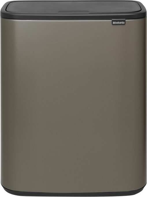 Brabantia Bo Touch Bin 60 Liter Platinum
