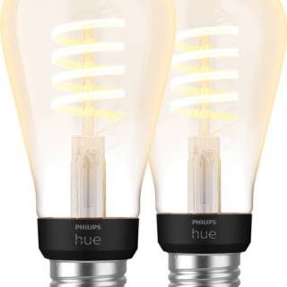 Philips Hue Filamentlamp White Ambiance Edison E27 2-pack