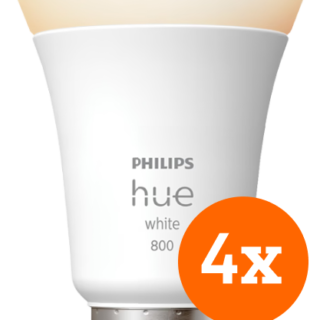 Philips Hue White E27 800lm 4-pack