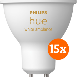 Philips Hue White Ambiance GU10 15-Pack