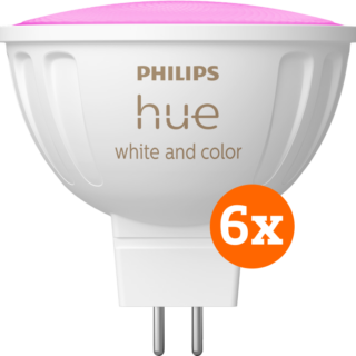 Philips Hue spot White and Color MR16 6-pack