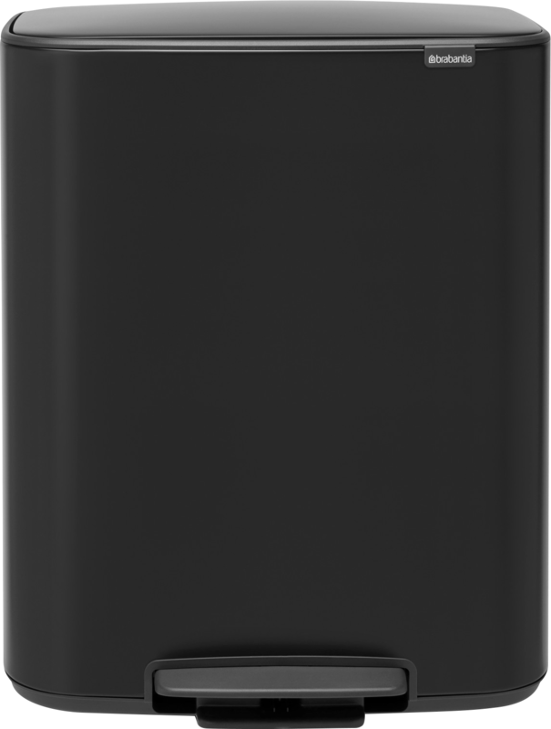 Brabantia Bo Pedal Bin 60 Liter Matt Black