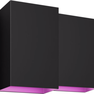Philips Hue Resonate muurlamp White and Color zwart duo pack