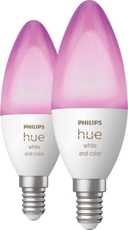Philips Hue White and Color E14 Duo pack