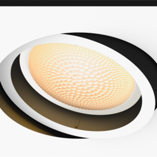 Philips Hue Milliskin inbouwspot White Ambiance vierkant Wit 1-pack