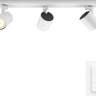 Philips Hue Runner 3-Spot opbouwspot White Ambiance Wit + dimmer