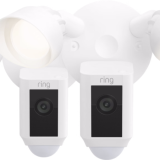 Ring Floodlight Cam Wired Plus Wit Duo-pack