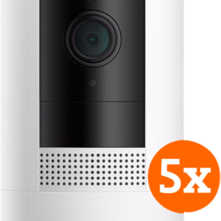 Ring Stick Up Cam Battery - Wit 5-pack