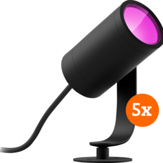 Philips Hue Lily Starter Pack White and Color prikspot 5-Pack