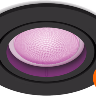 Philips Hue Centura inbouwspot White and Color rond Zwart 6-pack