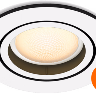 Philips Hue Milliskin inbouwspot White Ambiance rond Wit 6-pack