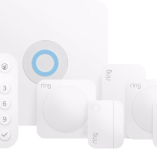 Ring Alarmsysteem met 4 sensoren + Stick Up Cam Wit