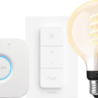 Philips Hue Filament White Ambiance Globe 4-Pack Startpakket