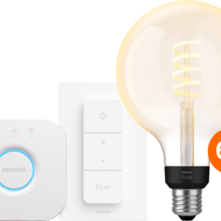 Philips Hue Filament White Ambiance Globe XL 6-Pack Startpakket
