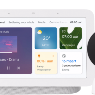 Google Nest Cam Indoor Wired 6-pack + Nest Deurbel + Nest Hub 2