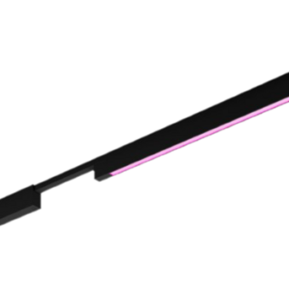 Philips Hue Perifo railverlichting plafond - 3 spots + lichtbalk - White and Color - Zwart