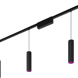 Philips Hue Perifo railverlichting plafond - 3 hanglampen - White and Color - Zwart
