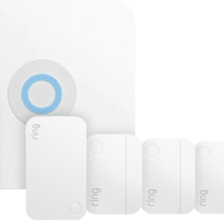 Ring Alarmsysteem met 3 magneetcontacten en 4 bewegingssensoren