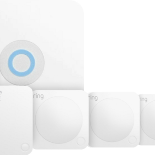 Ring Alarmsysteem met 4 magneetcontacten en 3 bewegingssensoren