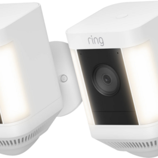 Ring Spotlight Cam Plus - Battery - Wit - 2-pack