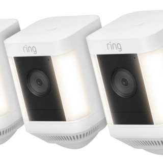Ring Spotlight Cam Plus - Battery - Wit - 3-pack