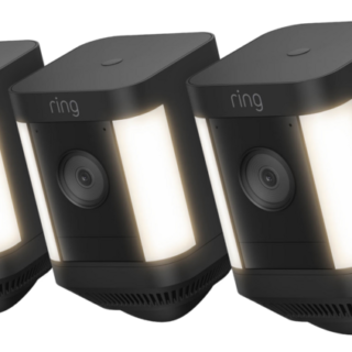 Ring Spotlight Cam Plus - Battery - Zwart - 3-pack