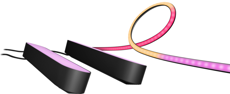 Philips Hue Play Lightstrip PC 32-34 inch + Lichtbalk Zwart Duopack