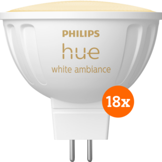 Philips Hue spot White Ambiance MR16 18-pack