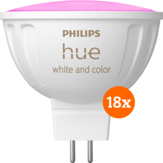 Philips Hue spot White and Color MR16 18-pack