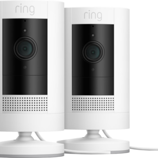 Ring Stick Up Cam Plug-In - Wit 2-pack