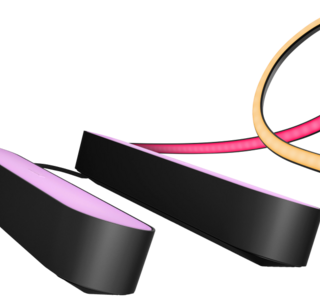 Philips Hue Play Lightstrip PC 32 - 34 + Lichtbalk Zwart Duo